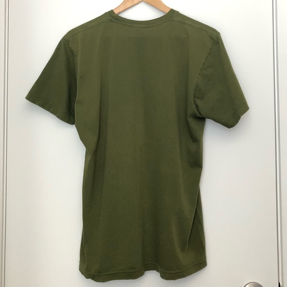*RARE* American Apparel Doves T-Shirt Olive - Picture 3 of 4